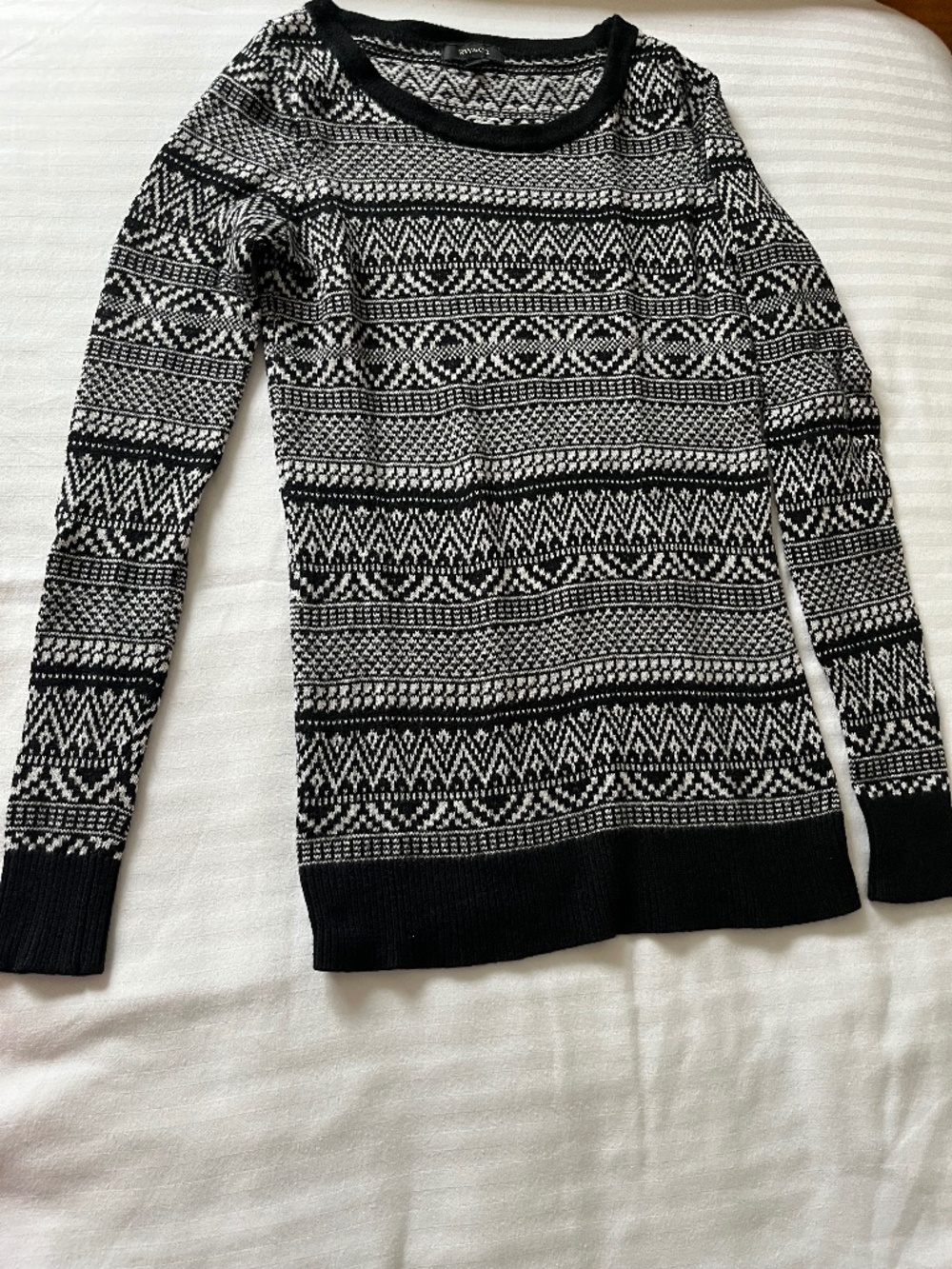 RW&CO. - Black and White Sweater